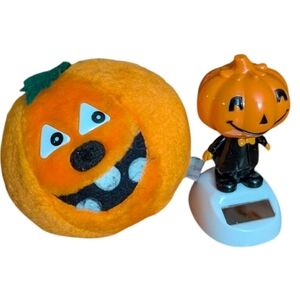 FREE! Pumpkin Plush and Solar Dancing Toy Set